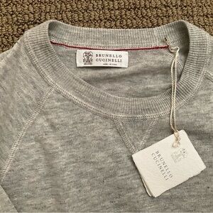 Brunello Cucinelli linen/cotton sweater size medium